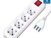 Multipresa a 4 Vie con Inter.16A cavo 3mt