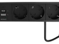 Multipresa Under-desk 3xSchuko/1xUSB-A+USB-C