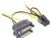 Cavo alim. InLine Int. 6Pin PCIe F a 2xSATA