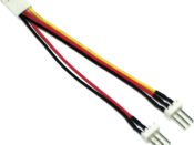 Cavo InLine alim.int.ventola 3 pin F a 2x3pin