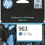 HP Cartuccia Originale 963 Ciano