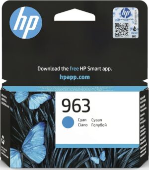 HP Cartuccia Originale 963 Ciano