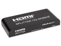 Splitter HDMI, 1 in a 2 out , 4K, HDCP nero