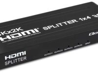 Splitter HDMI, 1 in a 4 out , 4K, nero