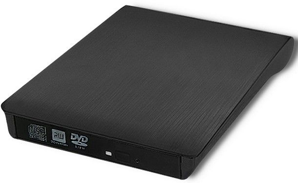 Masterizzatore DVD Esterno Qoltec Nero