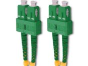 Cavo Fibra Ottica SC/SC APC Duplex 9/125 1M