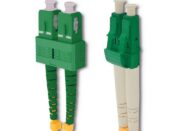 Cavo Fibra Ottica SC/LC APC Duplex 9/125 1M