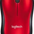 Mouse Wireless Logitech M185 Rosso