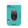 Mouse Wireless Logitech M190 Rosso