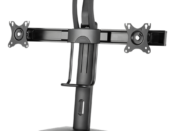 Supporto Deltaco per 2 monitor da 17" a 27"