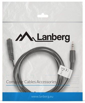 Prolunga stereo Jack 3.5mm M/F 1,5Mt