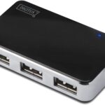 Hub Usb 2.0 a 4 porte con alimentatore