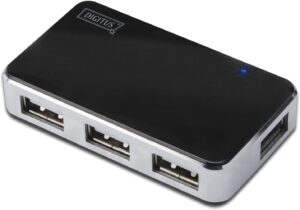 Hub Usb 2.0 a 4 porte con alimentatore