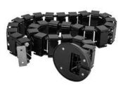 Canalina coprifilo a piastra con base nera