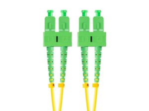 Cavo Fibra Ottica SM SC/APC-SC/APC Duplex 15M