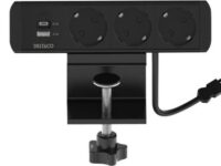 Multipresa On-desk 3xSchuko/1xUSB-A+USB-C