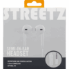 Auricolari Streetz con microfono Bianco