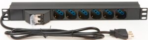 Multipresa Rack 19" 6 Posti magnet.cavo 3Mt