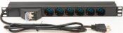 Multipresa Rack 19" 6 Posti con magnet.