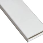 Canalina passacavi in PVC mm46x18 2Mt Bianca