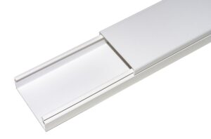 Canalina passacavi in PVC mm60x25 1Mt