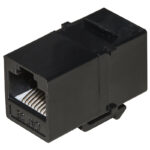 Frutto Keystone passante F/F RJ45 Cat.5e Utp