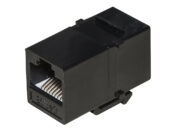 Frutto Keystone passante F/F RJ45 Cat.5e Utp