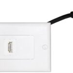 Placca con Connettore HDMI con Cavetto