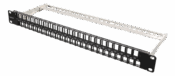 Patch Panel 48 Porte 1U vuoto Bk