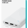Power Bank Deltaco da 20000 mAh 2x USB-A