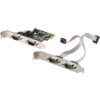 Scheda PCI-E 4 Com LOW PROFILE BRACKET