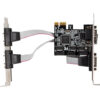 Scheda PCI-E 4 Com LOW PROFILE BRACKET