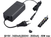 Alimentatore 9-24V 3420-2500mA 60W