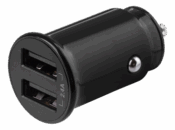 Caricatore Deltaco da auto 2x USB 2,4A