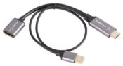 Adattatore HDMI M a Displayport F