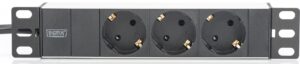 Multipresa Rack 10" 3 prese 16A 1 Unita