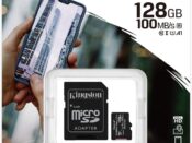 Micro SD Kingston 128Gb + adat.CL10 100Mb/s
