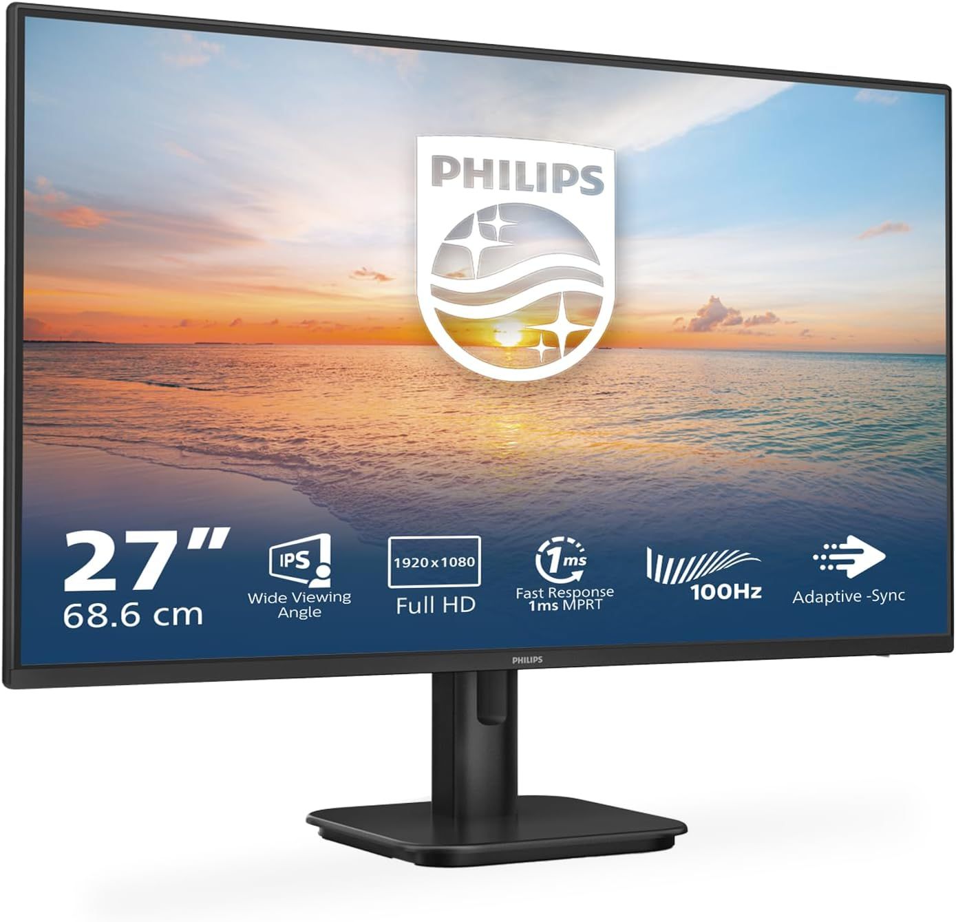 Monitor Philips 27" LED Vga,Hdmi Multim. - immagine 2