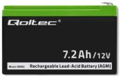 Batteria Qoltec per UPS 12V 7,2AH.