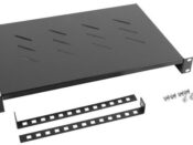 Ripiano Fisso 1U Profondità 300mm Bk