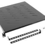 Ripiano Fisso 1U Profondità 500mm Bk