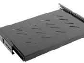 Ripiano Estraibile 1U Profondità 350mm BK.