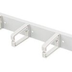 Pannello guidacavi con anelli 1 Unita grigio.