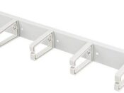 Pannello guidacavi con anelli 1 Unita grigio.