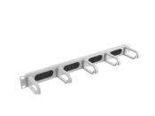 Pannello guidacavi con anelli 1 Unita grigio.