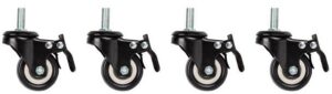 Set 4 Ruote Lanberg per Armadi 19".