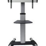 Carrello da 37" a 70" con Ruote e Ripiano.