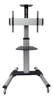 Carrello da 37" a 70" con Ruote e Ripiano.