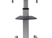 Carrello da 37" a 70" con Ruote e Ripiano.