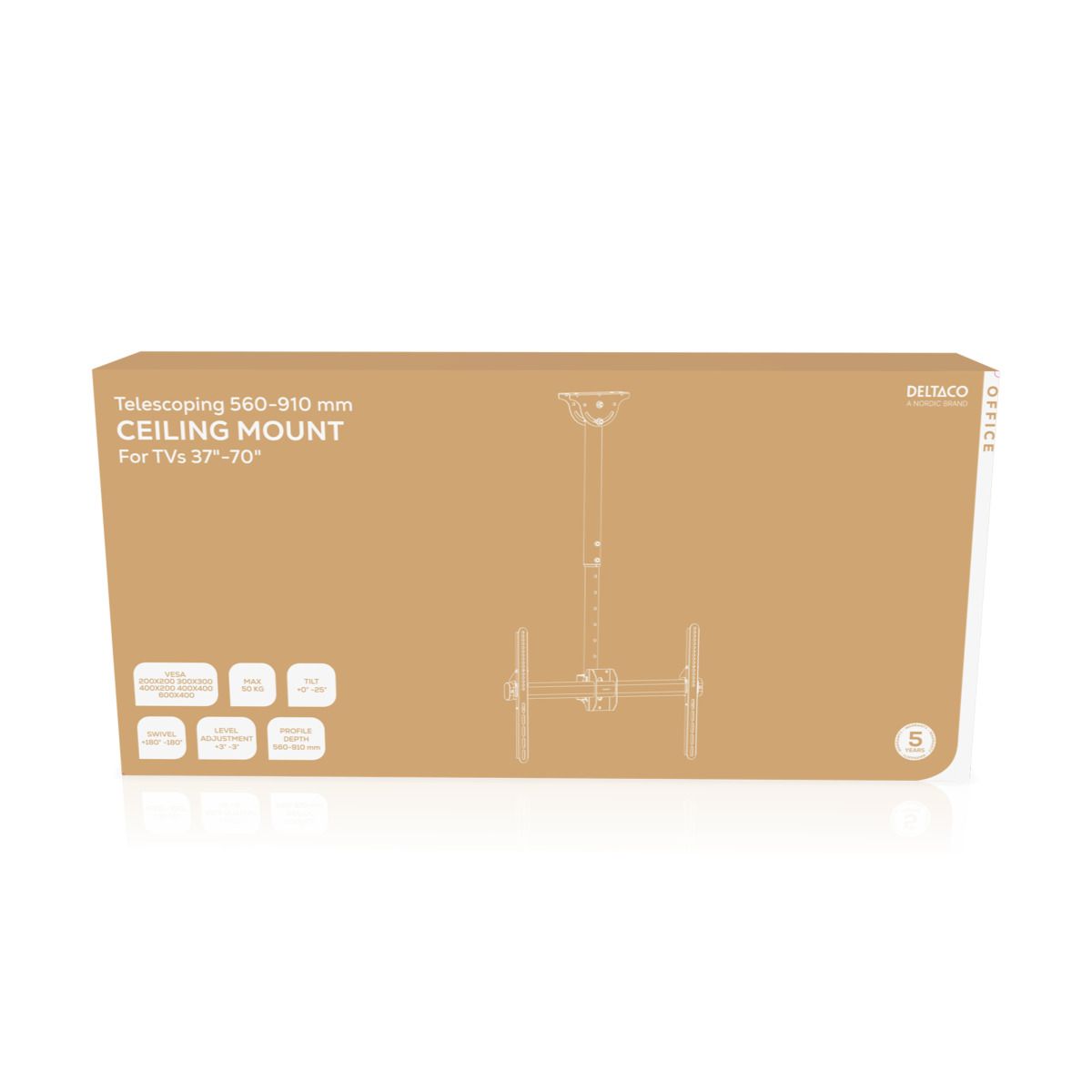 Supporto estendibile a Soffitto da 37" a 70" - immagine 2